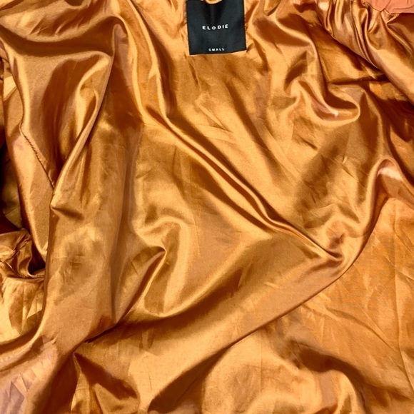 Elodie Women’s Fleece Burnt Orange  Zip Front Jacket NWOT SZ Small - Picture 8 of 9